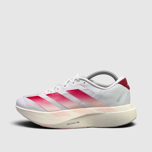 Adidas Adizero Evo, buty sportowe męskie w bardzo dobrym stanie rozmiar 41 1/3, boczny profil, lewa strona