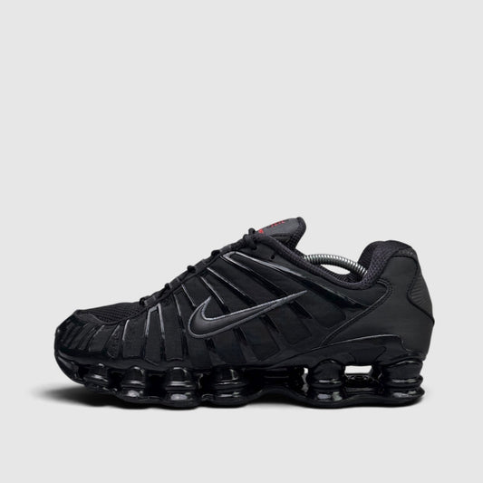 Nike Shox TL Metallic Hematite, buty sportowe męskie w bardzo dobrym stanie rozmiar 45.5, boczny profil, lewa strona
