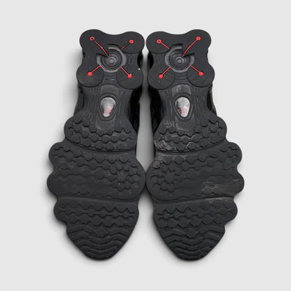 Nike Shox TL Triple Black, buty sportowe męskie w bardzo dobrym stanie rozmiar 44.5, widok z góry