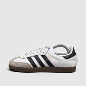 Adidas Samba OG White / Black, buty sportowe damskie w bardzo dobrym stanie rozmiar 37 1/3, boczny profil, lewa strona