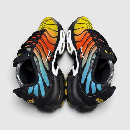 Nike Air Max Plus Baltic Blue / Safety Orange, buty sportowe męskie w bardzo dobrym stanie rozmiar 42, widok z góry