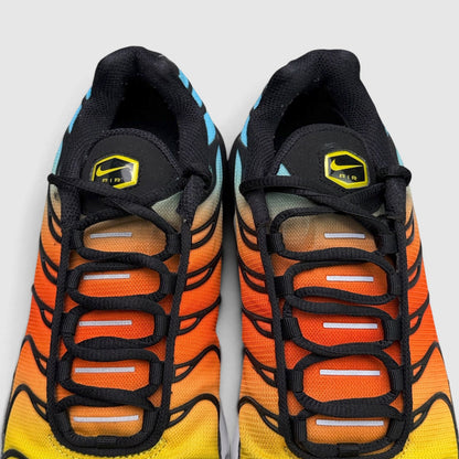 Nike Air Max Plus Baltic Blue / Safety Orange, buty sportowe męskie w bardzo dobrym stanie rozmiar 42, widok z góry