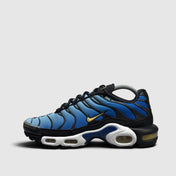Nike Air Max Plus Hyper Blue, buty sportowe męskie nowe rozmiar 42, boczny profil, lewa strona