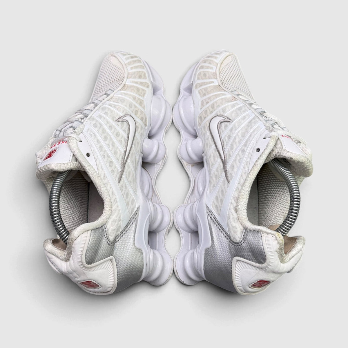 Nike Shox TL Metallic Silver, buty sportowe męskie w bardzo dobrym stanie rozmiar 42.5, widok z góry