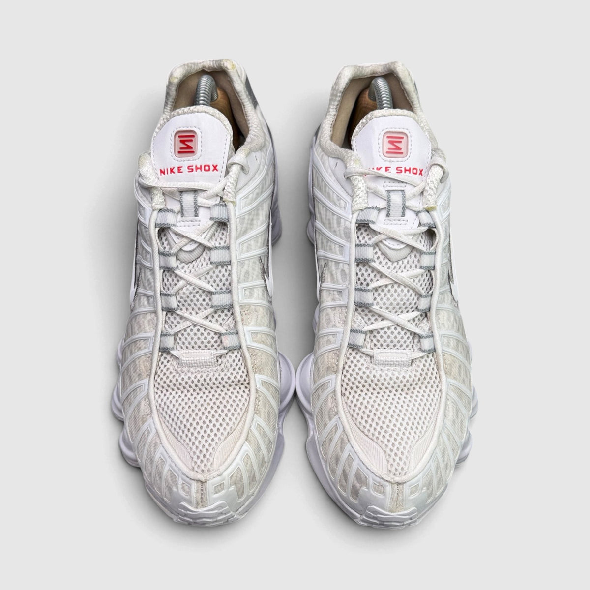 Nike Shox TL Metallic Silver, buty sportowe męskie w bardzo dobrym stanie rozmiar 42.5, widok z góry