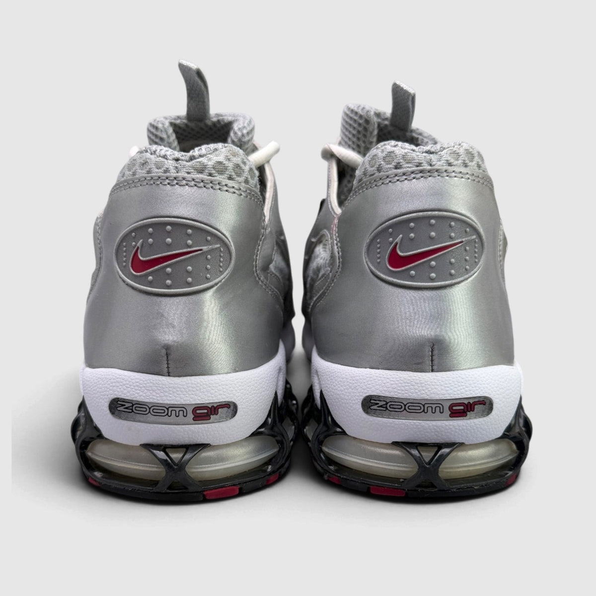 Nike Air Zoom Spiridon Cage 2 Metallic Silver, buty sportowe męskie w bardzo dobrym stanie rozmiar 47.5, widok z tyłu