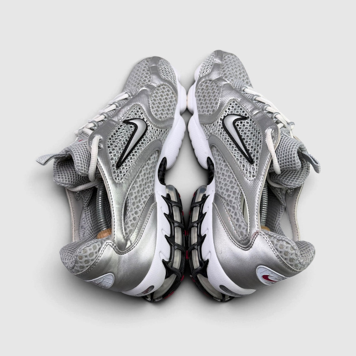 Nike Air Zoom Spiridon Cage 2 Metallic Silver, buty sportowe męskie w bardzo dobrym stanie rozmiar 47.5, widok z góry