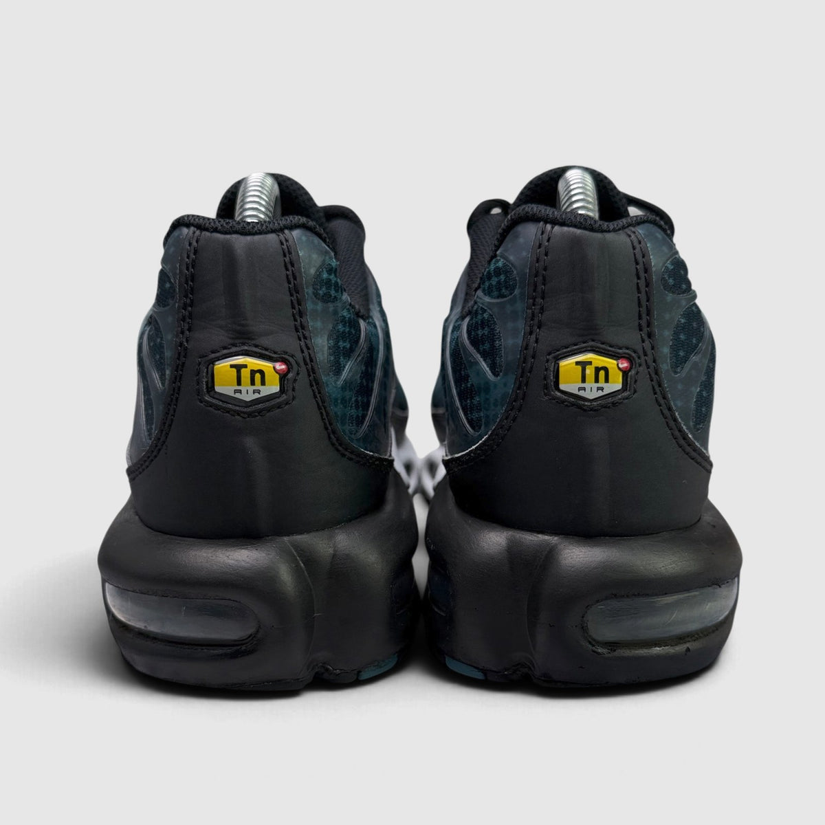 Nike Air Max Plus Black Dusty Cactus, buty sportowe męskie w bardzo dobrym stanie rozmiar 41, widok z tyłu