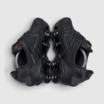 Nike Shox TL Triple Black, buty sportowe męskie w bardzo dobrym stanie rozmiar 43, widok z góry