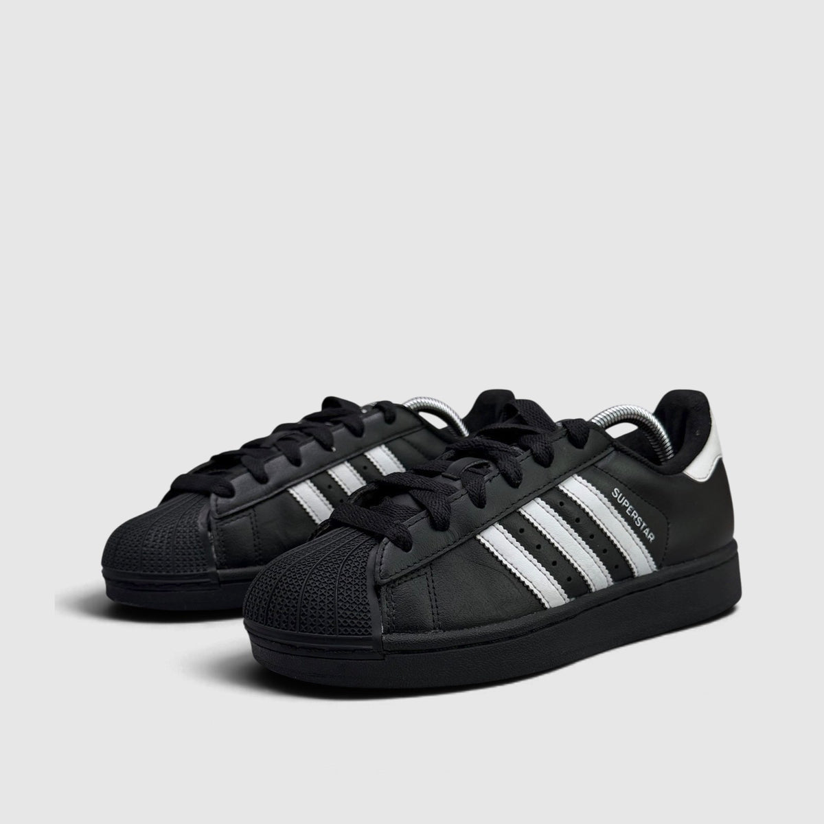 Adidas Superstar II Black White, buty sportowe damskie w bardzo dobrym stanie rozmiar 38 2/3, para butów