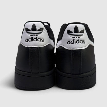 Adidas Superstar II Black White, buty sportowe damskie w bardzo dobrym stanie rozmiar 38 2/3, widok z tyłu