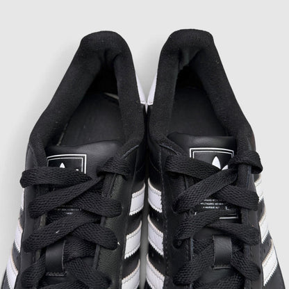 Adidas Superstar II Black White, buty sportowe damskie w bardzo dobrym stanie rozmiar 38 2/3, widok z góry