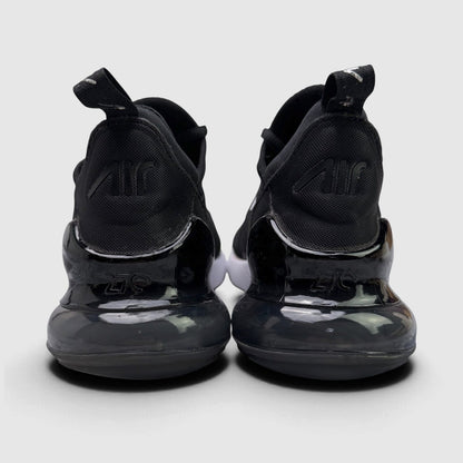 Nike Air Max 270 Black / Anthracite / White, buty sportowe damskie w bardzo dobrym stanie rozmiar 38.5, widok z tyłu