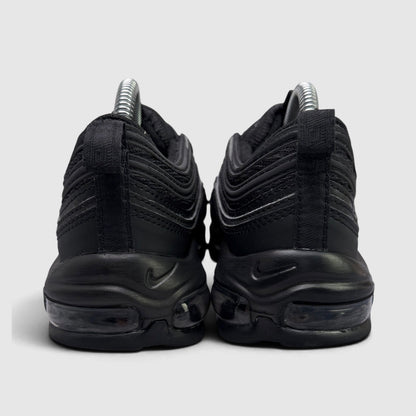 Nike Air Max 97 Triple Black, buty sportowe męskie w bardzo dobrym stanie rozmiar 40.5, widok z tyłu