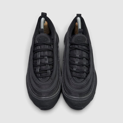 Nike Air Max 97 Triple Black, buty sportowe męskie w bardzo dobrym stanie rozmiar 40.5, widok z góry