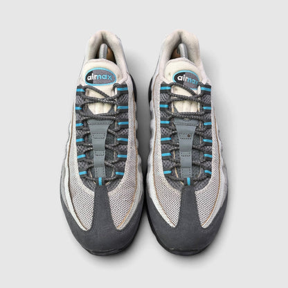 Nike Air Max 95 Baltic Blue, buty sportowe męskie w bardzo dobrym stanie rozmiar 42.5, widok z góry