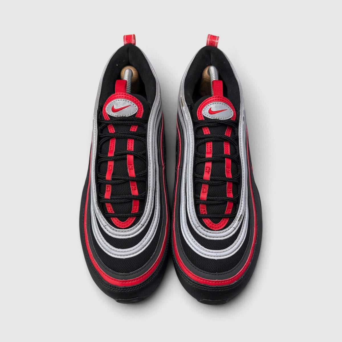 Nike Air Max 97 Reflective Bred, buty sportowe męskie w bardzo dobrym stanie rozmiar 44, widok z góry