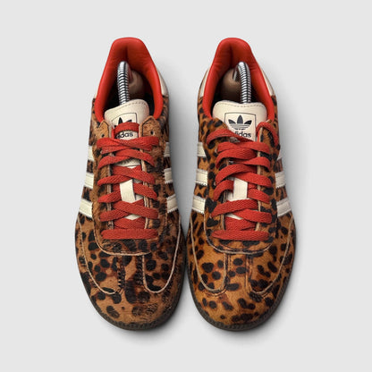 Adidas Samba OG Preloved Red Leopard, buty sportowe damskie w bardzo dobrym stanie rozmiar 38, widok z przodu
