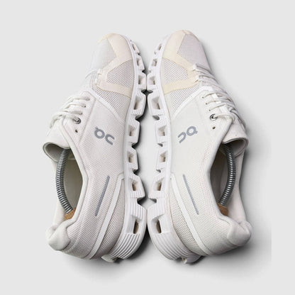 On Cloud 5 All White, buty sportowe męskie w bardzo dobrym stanie rozmiar 47, widok z góry