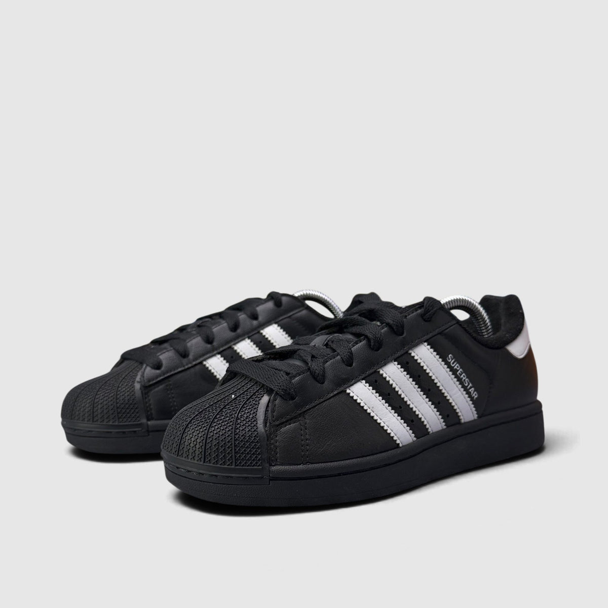 Adidas Superstar II Black White, buty sportowe damskie w bardzo dobrym stanie rozmiar 38, para butów