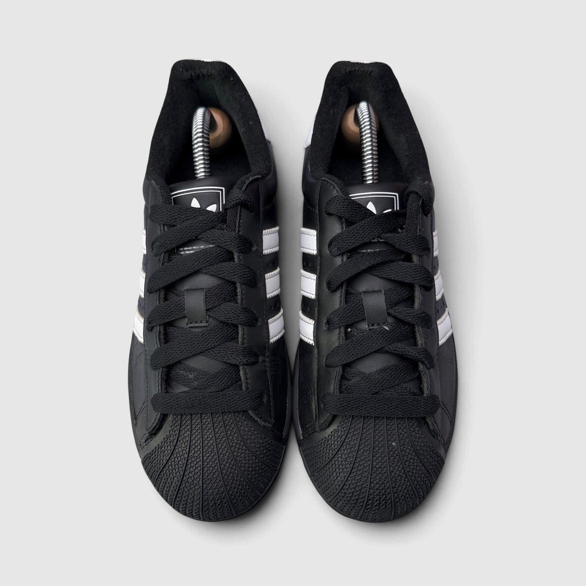 Adidas Superstar II Black White, buty sportowe damskie w bardzo dobrym stanie rozmiar 38, widok z przodu