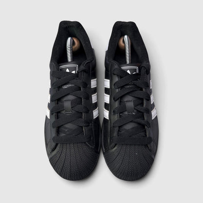 Adidas Superstar II Black White, buty sportowe damskie w bardzo dobrym stanie rozmiar 38, widok z przodu