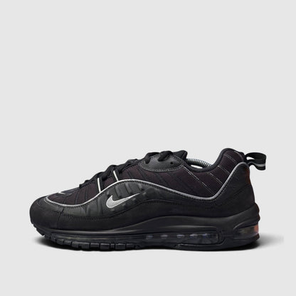 Nike Air Max 98, buty sportowe męskie w bardzo dobrym stanie rozmiar 45, boczny profil, lewa strona