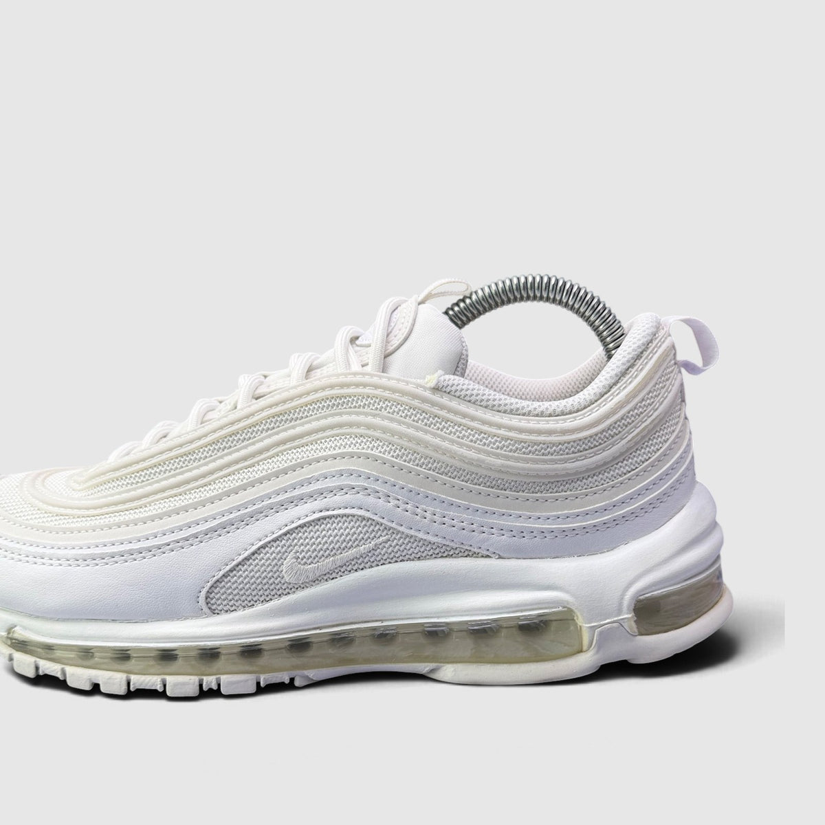 Nike Air Max 97 Triple White, buty sportowe męskie w bardzo dobrym stanie rozmiar 41, detal