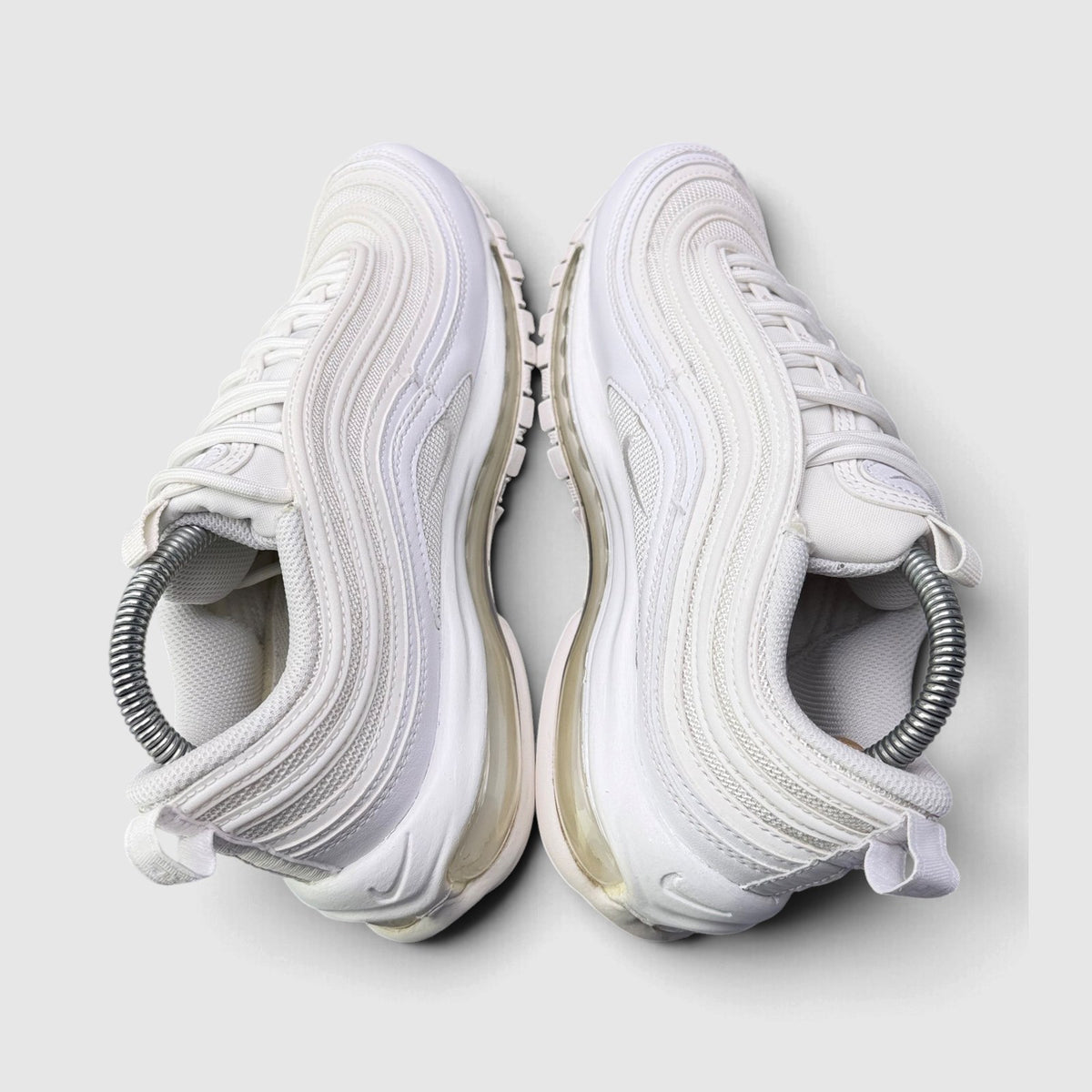 Nike Air Max 97 Triple White, buty sportowe męskie w bardzo dobrym stanie rozmiar 41, para butów