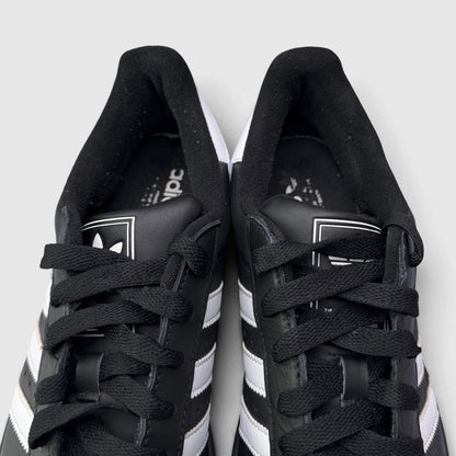 Adidas Superstar II Black White, buty sportowe męskie w bardzo dobrym stanie rozmiar 42, widok z góry