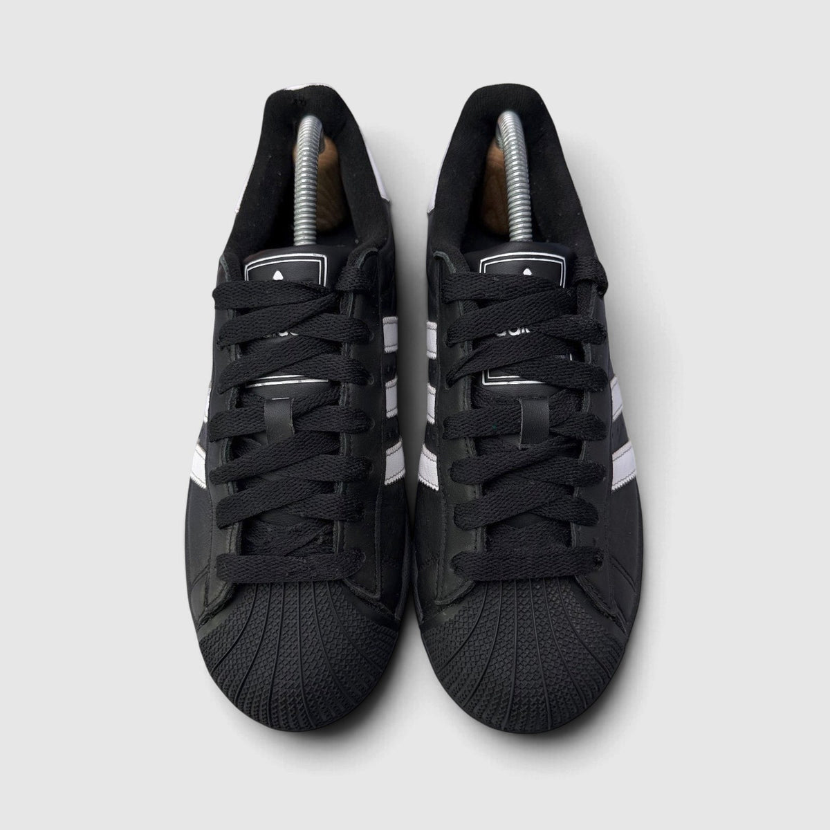 Adidas Superstar II Black White, buty sportowe damskie w bardzo dobrym stanie rozmiar 40, widok z góry