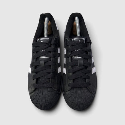 Adidas Superstar II Black White, buty sportowe damskie w bardzo dobrym stanie rozmiar 40, widok z góry