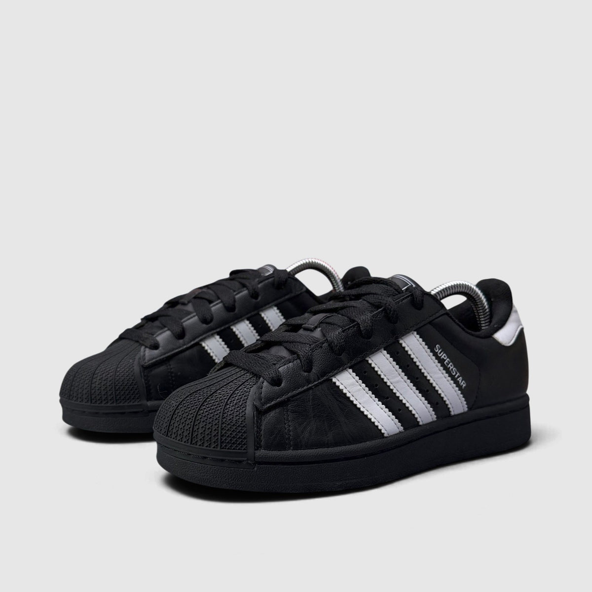 Adidas Superstar II Black White, buty sportowe damskie w bardzo dobrym stanie rozmiar 38, para butów