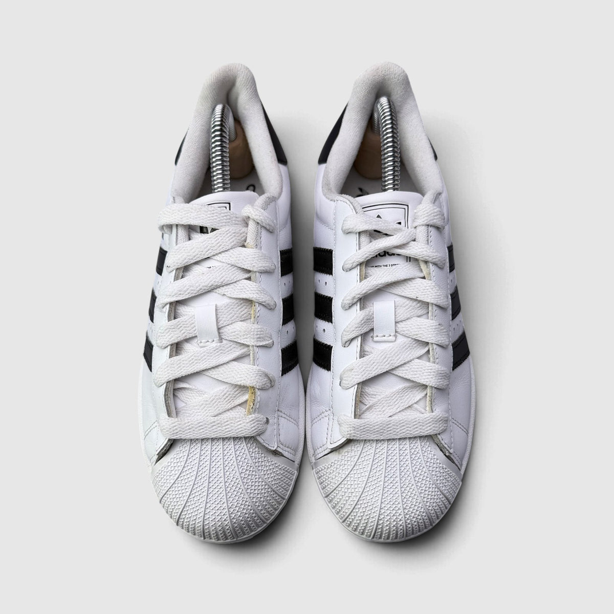 Adidas Superstar II Cloud White Black, buty sportowe damskie w bardzo dobrym stanie rozmiar 36, widok z przodu