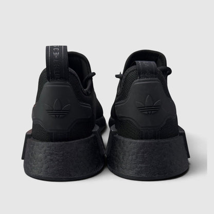 Adidas NMD R1 Core Black / Triple Black, buty sportowe męskie w bardzo dobrym stanie rozmiar 42 2/3, widok z tyłu