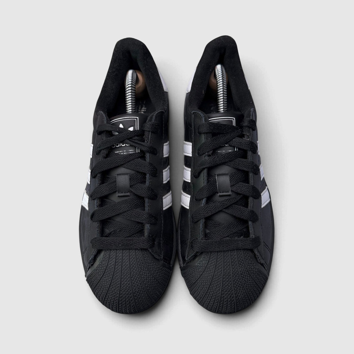 Adidas Superstar II Black White, buty sportowe damskie w bardzo dobrym stanie rozmiar 38, widok z przodu
