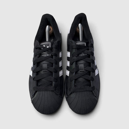 Adidas Superstar II Black White, buty sportowe damskie w bardzo dobrym stanie rozmiar 38, widok z przodu