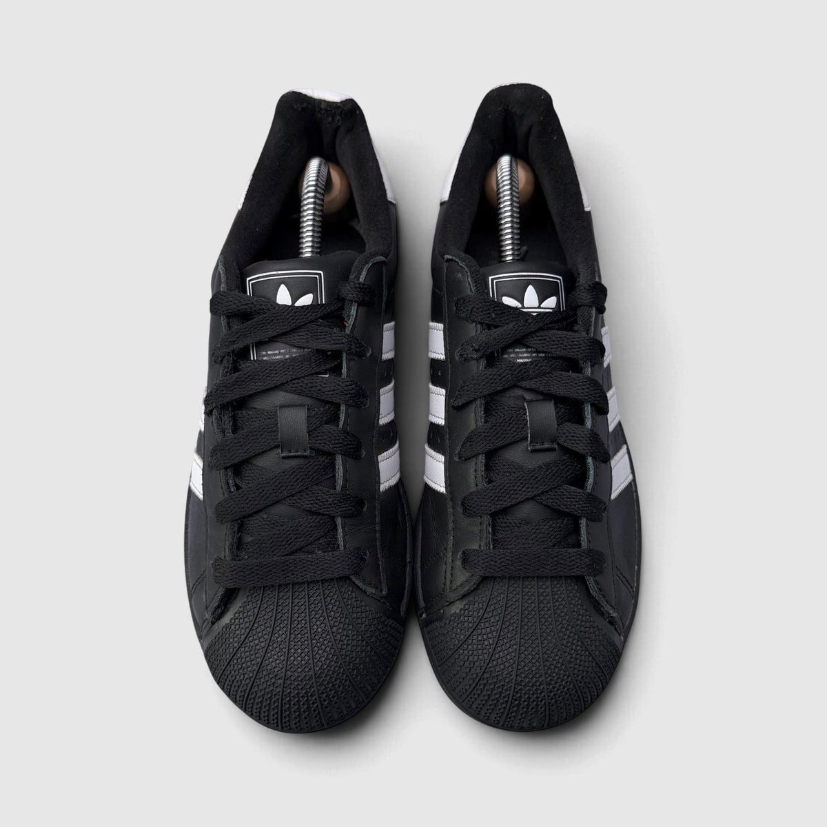 Adidas Superstar II Black White, buty sportowe damskie w bardzo dobrym stanie rozmiar 39 1/3, widok z przodu