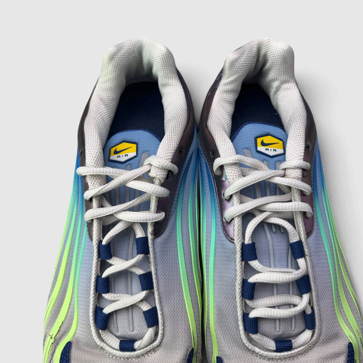 Nike Air Max Plus 2 Valor Blue, buty sportowe męskie w bardzo dobrym stanie rozmiar 45.5, widok z góry