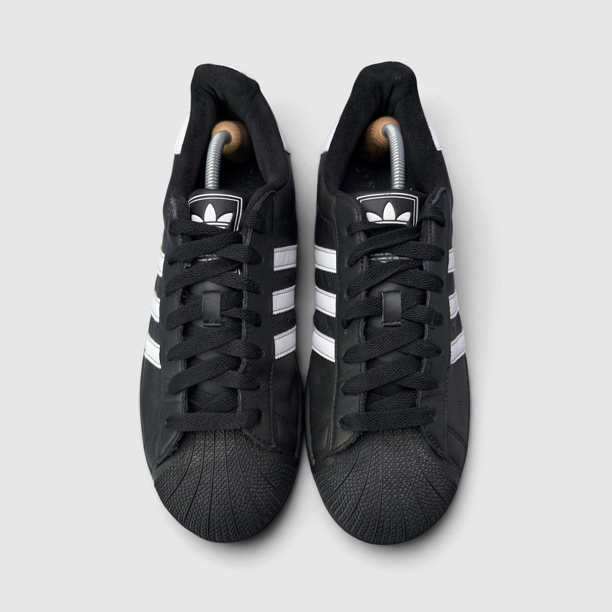 Adidas Superstar II Black White, buty sportowe męskie w bardzo dobrym stanie rozmiar 44 2/3, widok z przodu