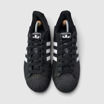 Adidas Superstar II Black White, buty sportowe męskie w bardzo dobrym stanie rozmiar 44 2/3, widok z przodu