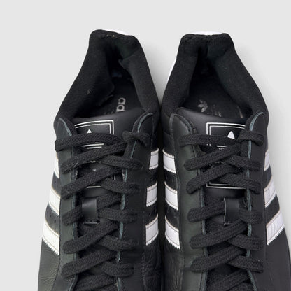 Adidas Superstar II Black White, buty sportowe męskie w bardzo dobrym stanie rozmiar 42 2/3, widok z góry
