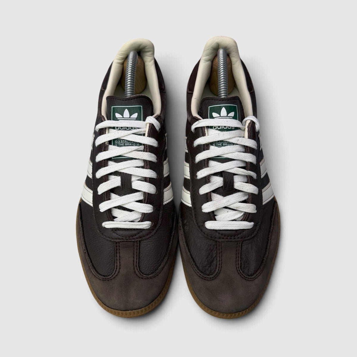 Adidas Samba Dark Brown, buty sportowe męskie w bardzo dobrym stanie rozmiar 42, widok z góry