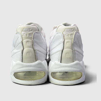 Nike Air Max 95 Triple White, buty sportowe męskie w bardzo dobrym stanie rozmiar 44, widok z tyłu
