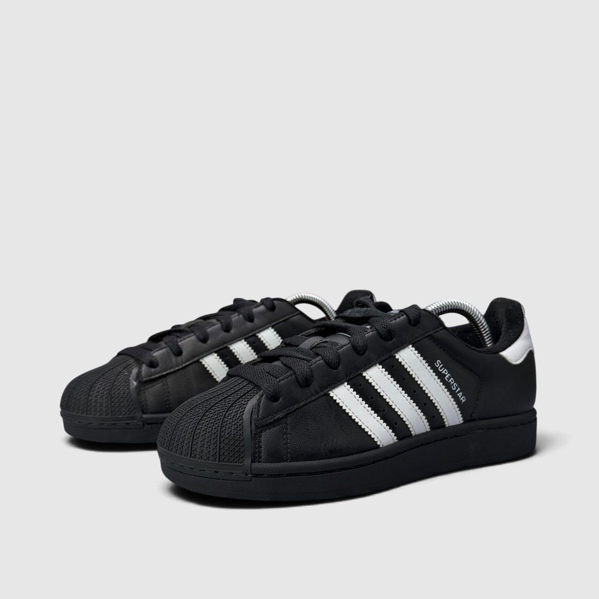 Adidas Superstar II Black White, buty sportowe damskie w bardzo dobrym stanie rozmiar 38 2/3, para butów