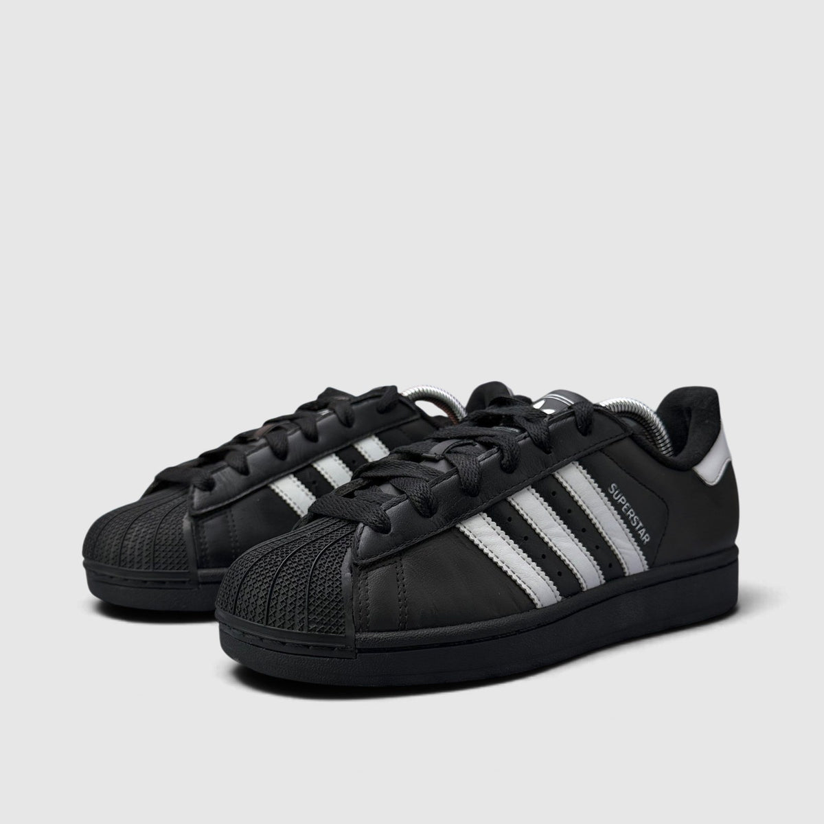 Adidas Superstar II Black White, buty sportowe damskie w bardzo dobrym stanie rozmiar 38 2/3, para butów