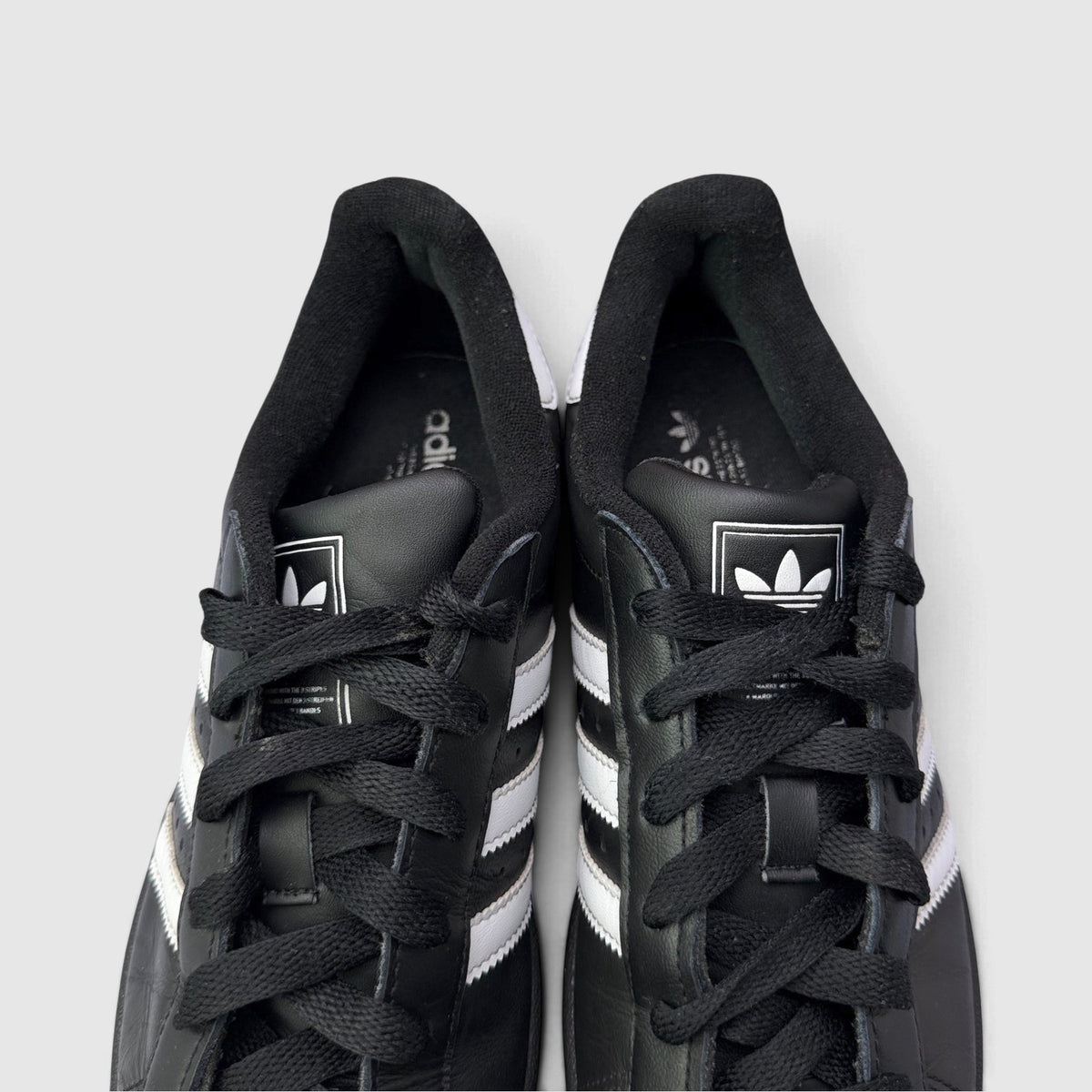 Adidas Superstar II Black White, buty sportowe damskie w bardzo dobrym stanie rozmiar 38 2/3, język buta