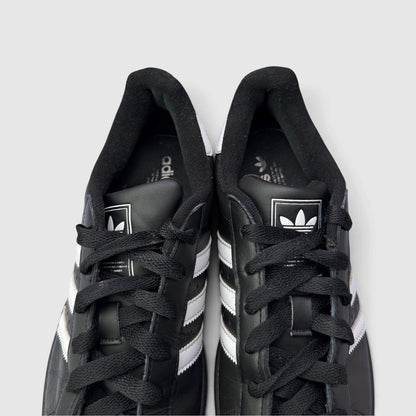 Adidas Superstar II Black White, buty sportowe damskie w bardzo dobrym stanie rozmiar 38 2/3, język buta
