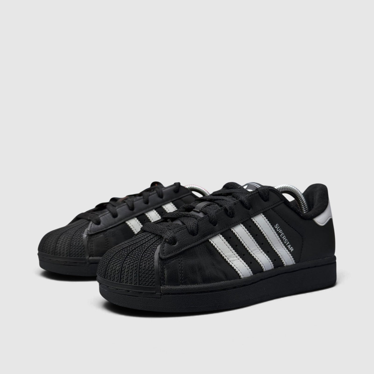 Adidas Superstar II Black White, buty sportowe damskie w bardzo dobrym stanie rozmiar 38 2/3, para butów
