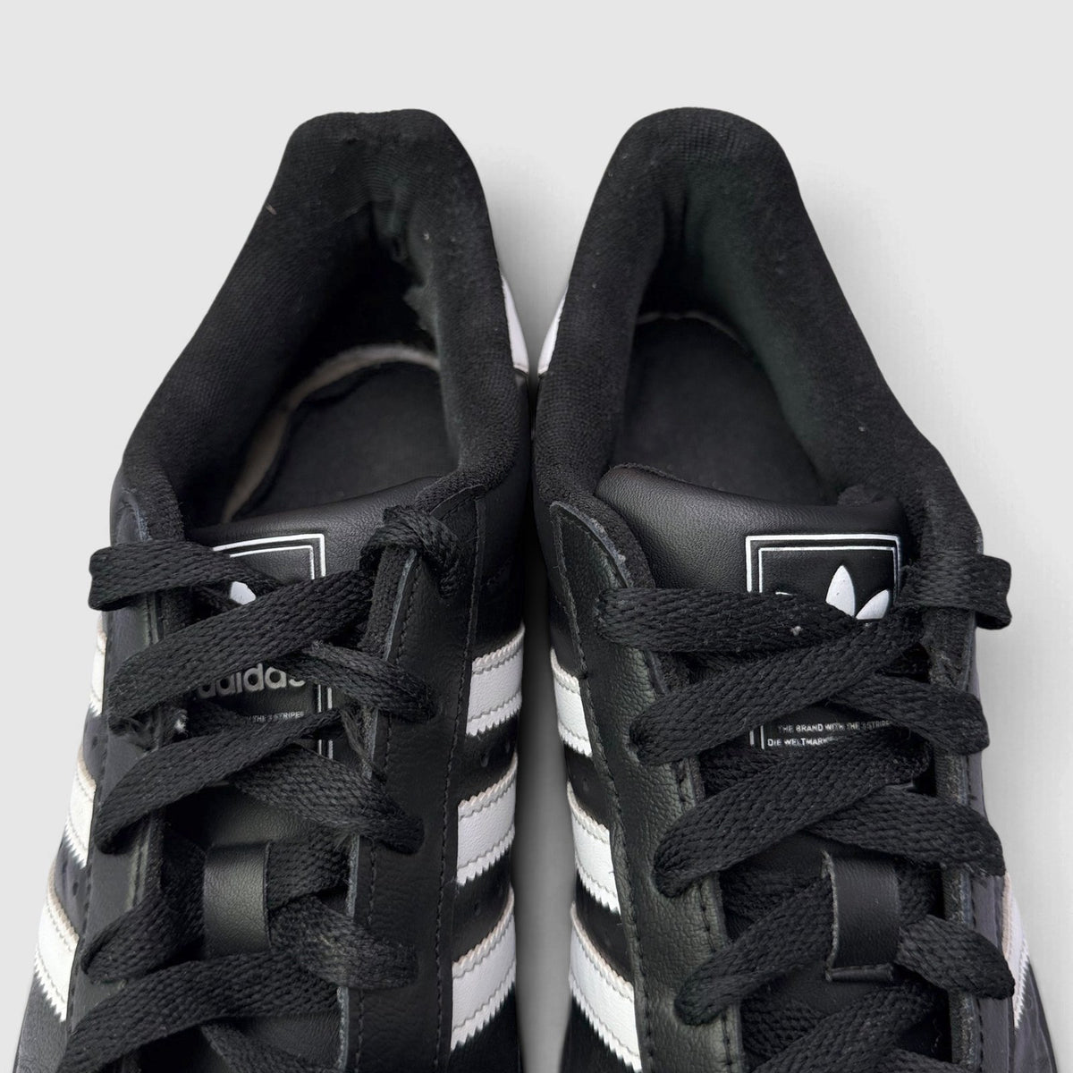 Adidas Superstar II Black White, buty sportowe damskie w bardzo dobrym stanie rozmiar 38 2/3, detal